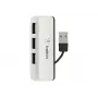 Belkin USB 2.0 4 portu ceļojumu centrmezgls, sudraba, F4U021bt