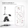 Fiksēts MagBloom | Aizmugurējais vāciņš | Apple | iPhone 17 | TPU | Plūmju rozā