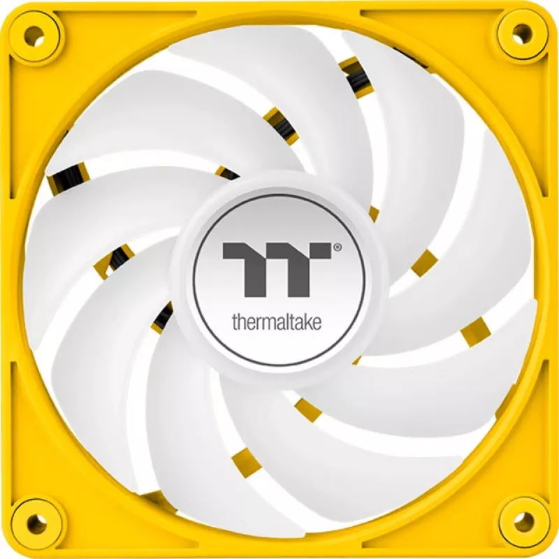 Thermaltake CT140 EX ARGB 140 mm dzeltenie 3-gab. korpusa ventilatori