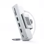 Klēpjdatora dokstacija / pieslēgvietu replikators Satechi ST-UCICHS USB 3.2 Gen 1 Type-C, USB-A pieslēgvietas, SD/MicroSD, sudraba