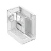 APNX Tower korpuss V2 — balts, rūdīta stikla paneļi x3