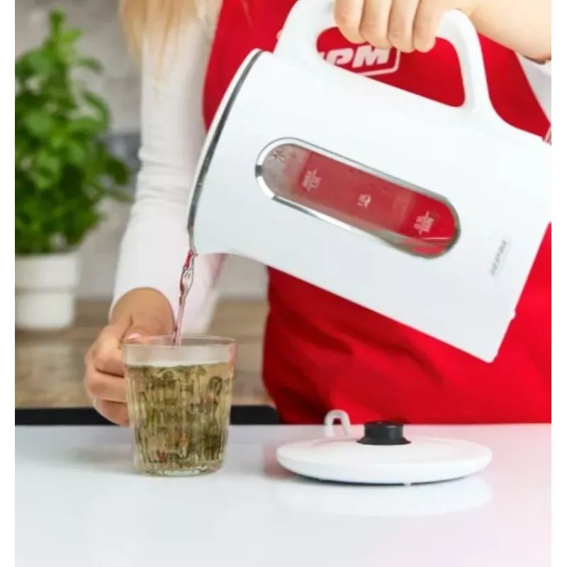 Elektriskā tējkanna 1,5 l balta MCZ-126/B