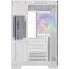 PC korpuss Silentware View A-RGB balta VIEWbalta — mid-tower ar A-RGB apgaismojumu, balta apdare