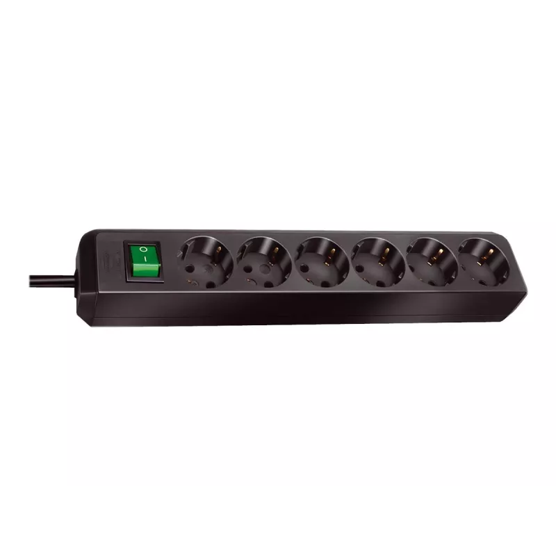 Kontaktligzdu sadalītājs Brennenstuhl Eco-Line 6-vietīgs 3m