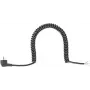 Bachmann spirālveida kabelis H05VV-F 3G 1.5mm² L 1.0m melns AEH/CEE7/7 - Kabelis