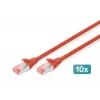 Tīkla kabelis Digitus CAT 6 S/FTP RJ-45 5m sarkans
