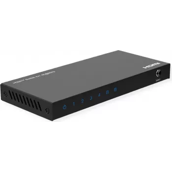 ROLINE HDMI slēdzis 4 ceļu 4K60Hz HDCP2.3+ IR tālvadība (14.01.3617)