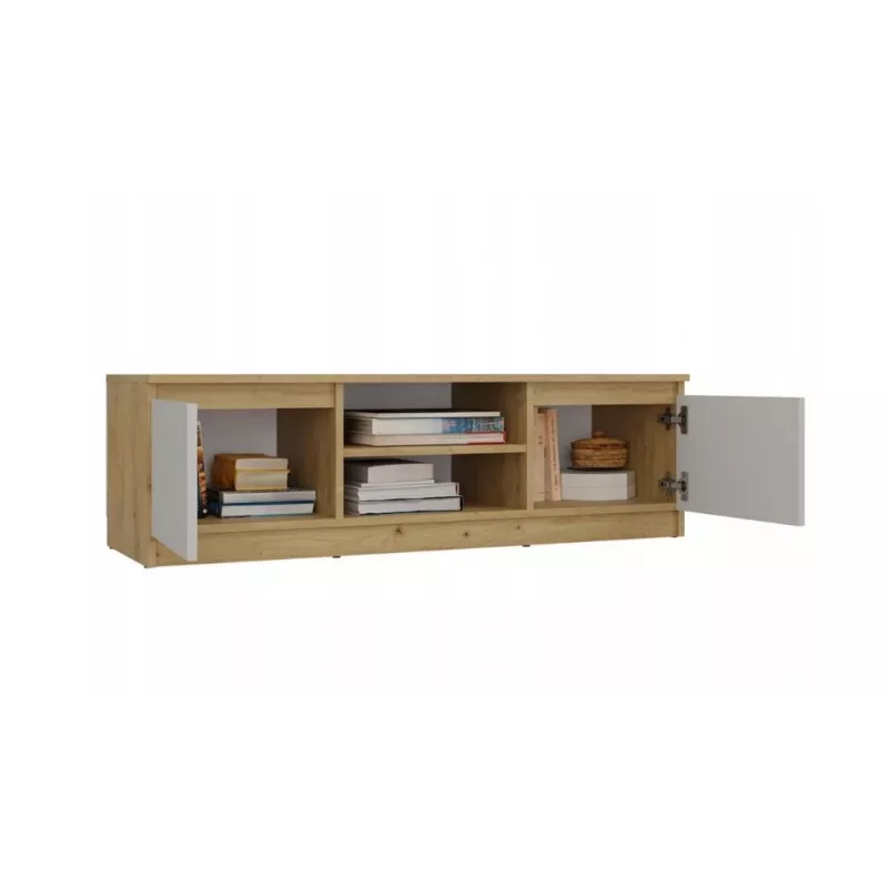 MALWA 120 TV skapis, artisan ozols/kašmira