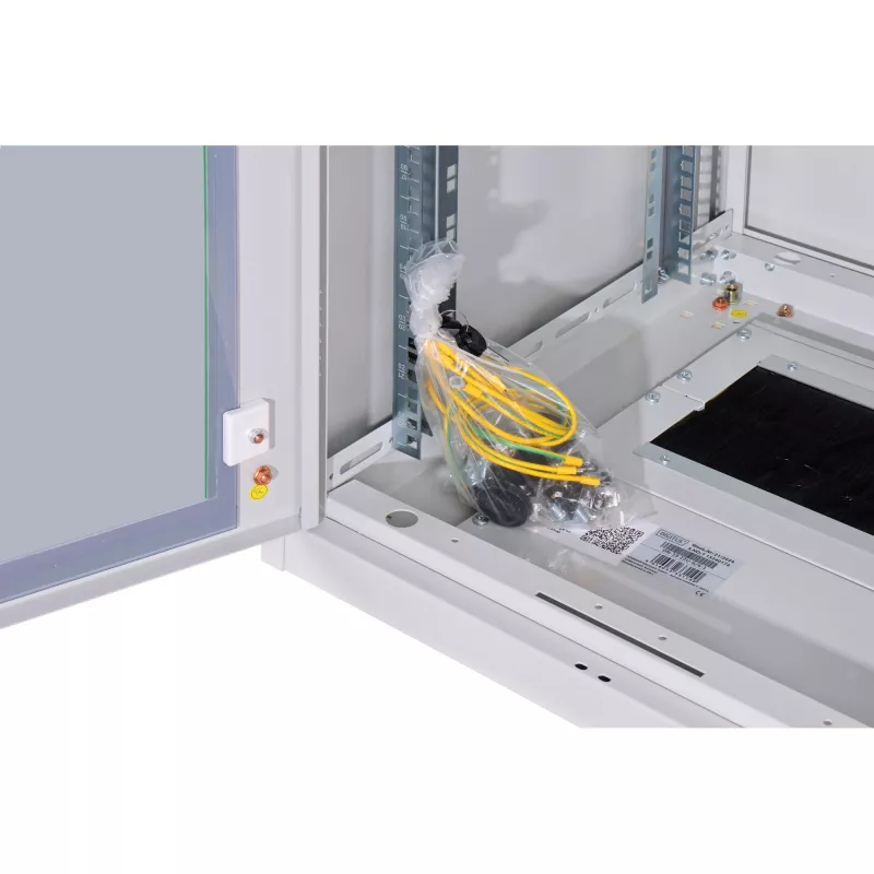 DIGITUS Professional Unique DN-19 22U-6/6-1 - skapis - gaiši pelēks, RAL 7035 - 22U - 48,3 cm (19) (DN-19 22U-6/6-1)