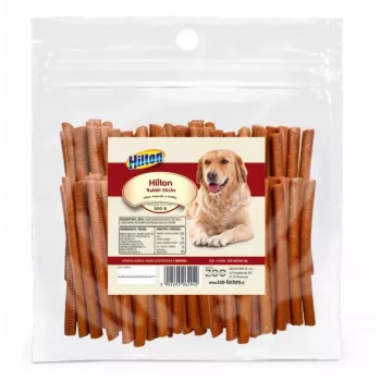 Suņu našķi Hilton Soft Rabbit Sticks 500 g — truša garšas hipoalerģiski košļājamie stienīši suņiem