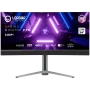 LORGAR 34MP1, UWQHD MiniLED Gaming Monitor Pro, 34'' (3440*1440) VA izliekts monitors, melns/piena pelēks