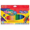 Colorino Kids šķiedru pildspalvas 24 krāsas