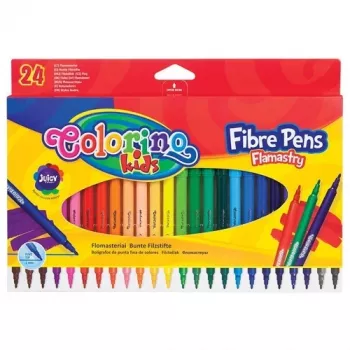 Colorino Kids šķiedru pildspalvas 24 krāsas