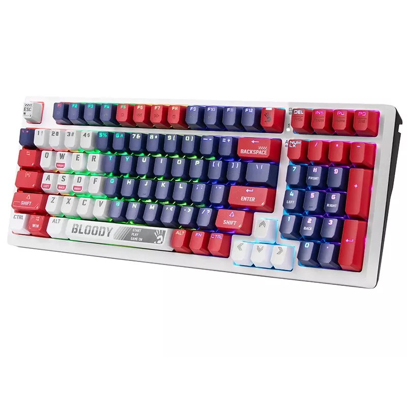 Spēļu pele A4Tech Bloody S98 USB Sports Navy ar BLMS Red Plus slēdžiem