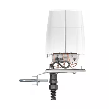 Daudzvirzienu tīkla antena QuWireless QuSpot A360S — PoE/LAN, 6 dBi, 0,694–2,7 GHz, vertikālā polarizācija