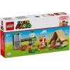 Konstrukciju rotaļlieta LEGO Captain Toad's Camp komplekts 72040 ar interaktīvām Super Mario funkcijām