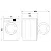 Veļas mašīna INDESIT MTWSC61294WPL 9 kg, energoefektivitātes klase C