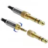 Audio kabelis 3,5 mm DeLOCK 85780 1 m melns pelēks