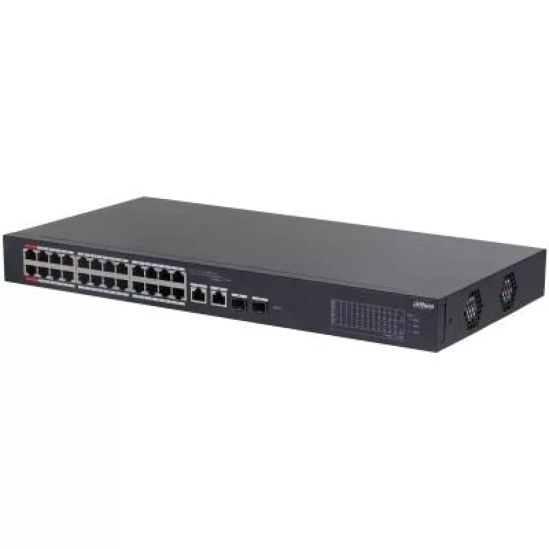 Dahua Technology DH-CS4226-24ET-240 tīkla komutators Pārvaldīts L2 Gigabit Ethernet (10/100/1000) Strāva pa Ethernet (PoE) Melns