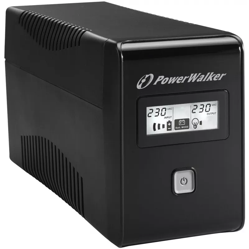 PowerWalker VI 850 LCD nepārtrauktās barošanas avots (UPS) Line-Interactive 0.85 kVA 480 W