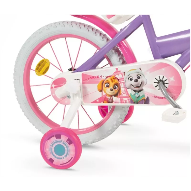 Bērnu velosipēds 16 Paw Patrol violeta 1680 meitenēm TOIMSA