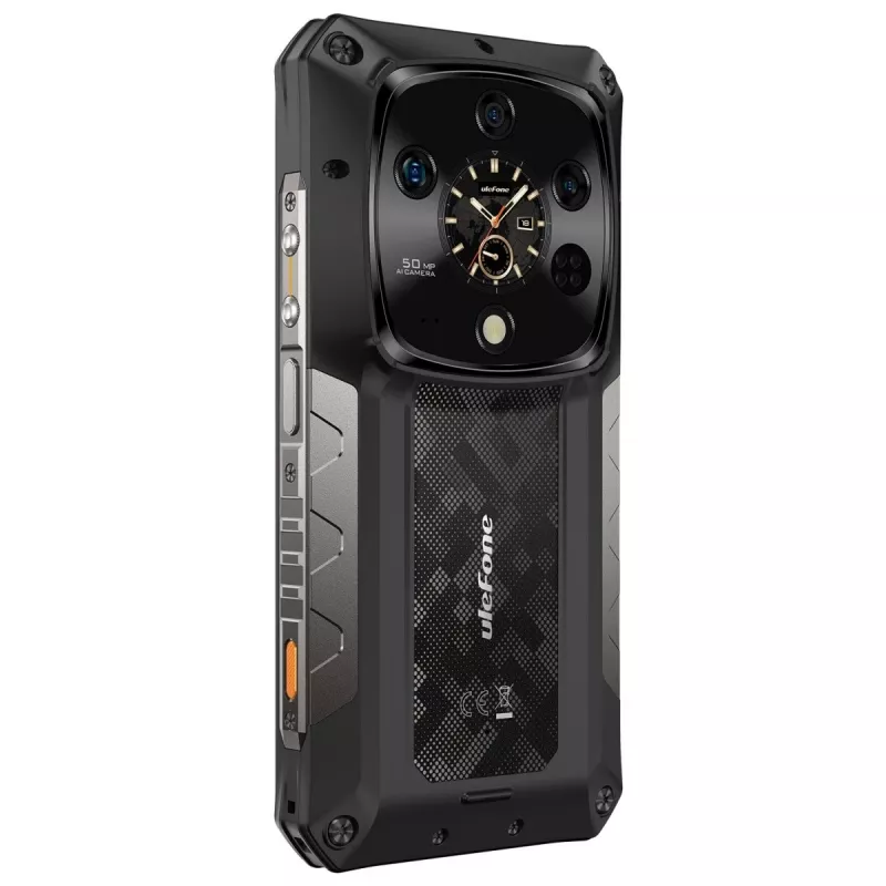 Izturīgs viedtālrunis UleFone Armor 28 Ultra 5G — 16 GB RAM, 1 TB atmiņa, melns