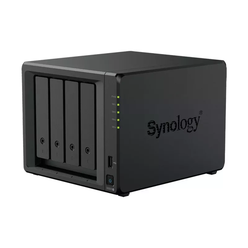 Synology DiskStation DS925+ NAS/serveris Ryzen Embedded V1500B 4 GB DDR4 0 TB Melns