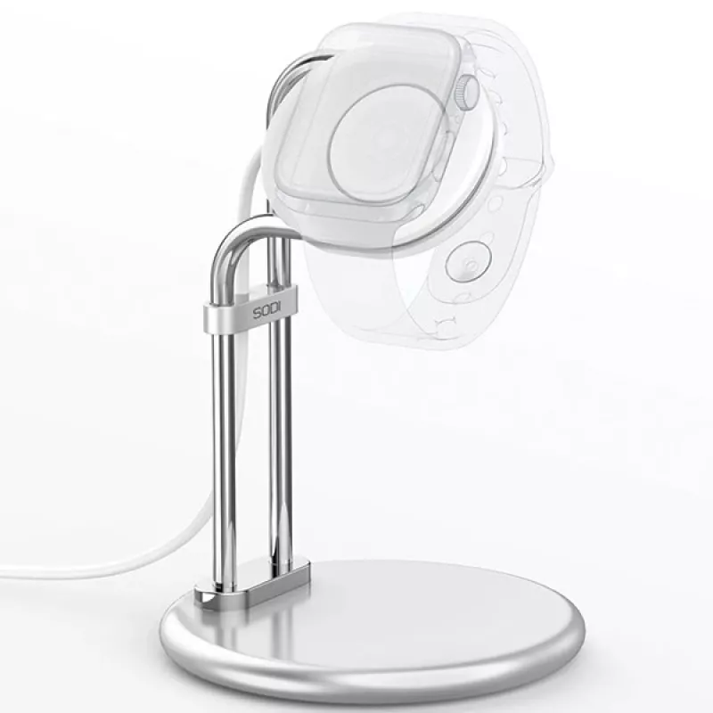 Apple Watch statīvs SAW-300 indukcijas sudrabs