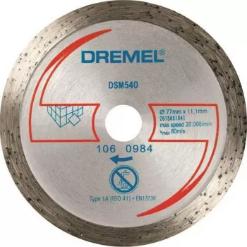 Griešanas disks Dremel DSM540 77 mm, dimanta, sausai cietu materiālu griešanai