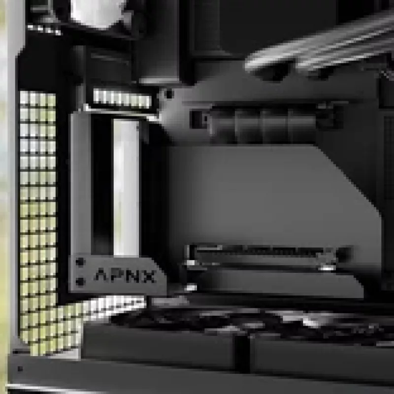 APNX Vertikālais GPU atbalsta kronšteins GAZU-1044 — regulējams augstums, izturīgs dizains
