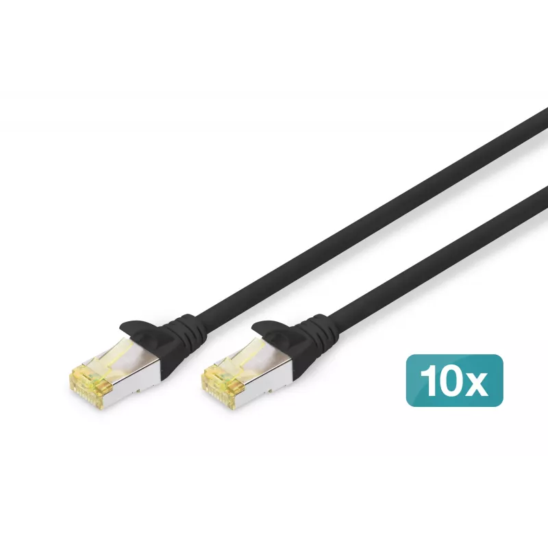Tīkla kabelis Digitus CAT 6A S/FTP RJ-45 5m Melns