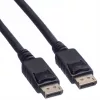 Value DisplayPort savienojuma kabelis, DisplayPort spraudnis, DisplayPort spraudnis, 1,50 m, melns, 11.99.5767, ekranēts