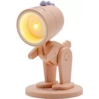 Galda lampa LED Rozā RealPower 486319 1 spuldze darbināma ar baterijām