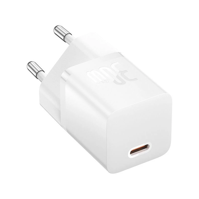 Baseus P10110902213-01 USB-C GaN5 mini 30W tīkla lādētājs Balts