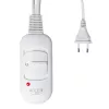 Elektriskais sildīšanas paliktnis Adler AD 7444, 80 W, 2 siltuma līmeņi, mazgājams, tālvadība, rozā