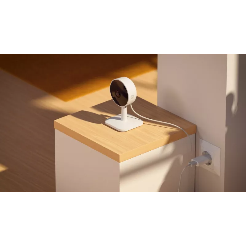Yale SV-IC-1A-W-EU 1080p IP drošības kamera, 2 MP, 110° redzeslauks, Wi‑Fi, PTZ, divvirzienu audio, nakts redzamība