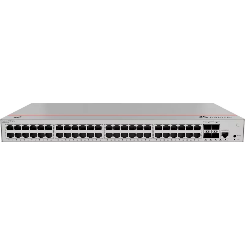 Slēdzis HUAWEI S310-48P4X — 48x Gigabit Ethernet (10/100/1000) RJ-45, 4x SFP+, PoE, 1U statne