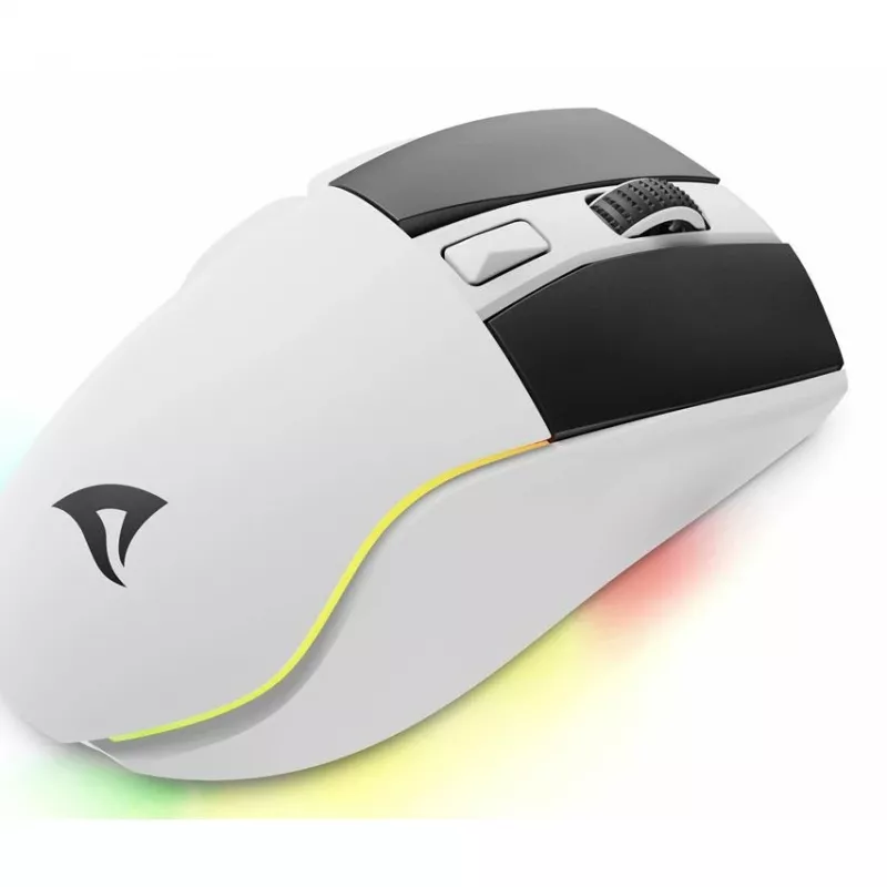 Sharkoon SGM50W pele Gaming paredzēta labajai rokai RF bezvadu + USB Type-A optiskā 6400 DPI