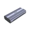 SSD korpuss Unitek SolidForce Reefer pelēks — M.2 NVMe PCIe, USB‑C 10 Gbit/s, alumīnijs, 1 disks
