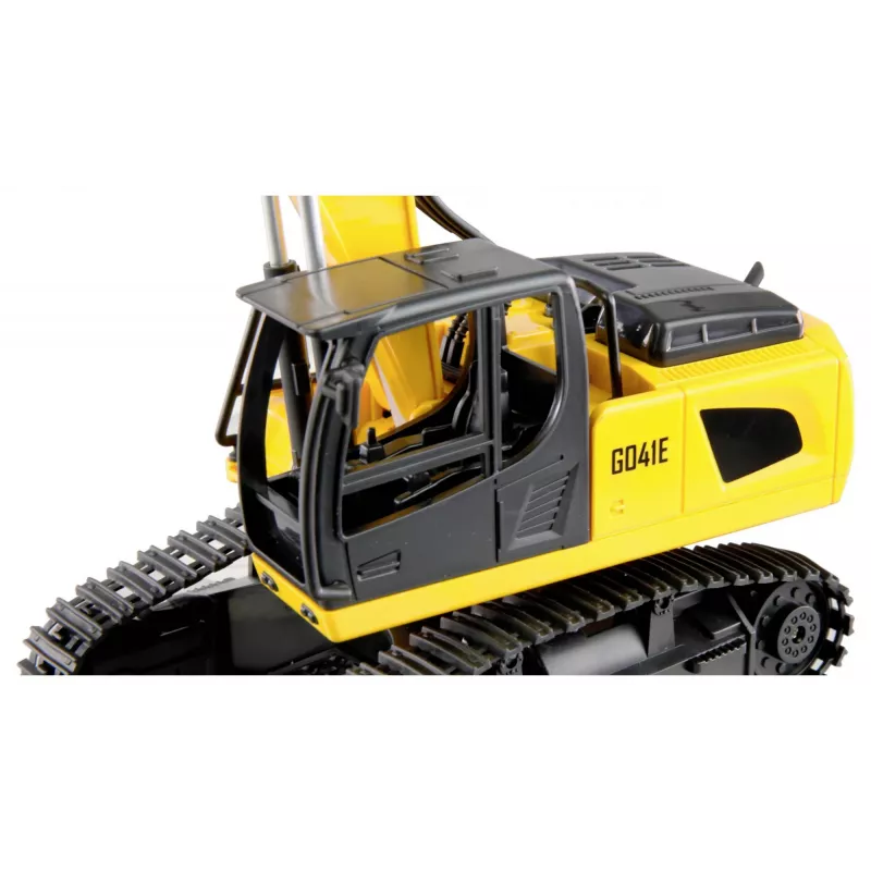 RC ekskavators Amewi G041E mērogā 1:24, elektrisks, Li-Ion 500 mAh, paredzēts bērniem no 8 gadiem