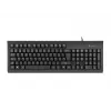 Vadu pilna izmēra NATEC Moray ES tastatūra ar USB, spāņu QWERTY, 105 taustiņi, ID karšu lasītājs, 1,5 m kabelis, melna