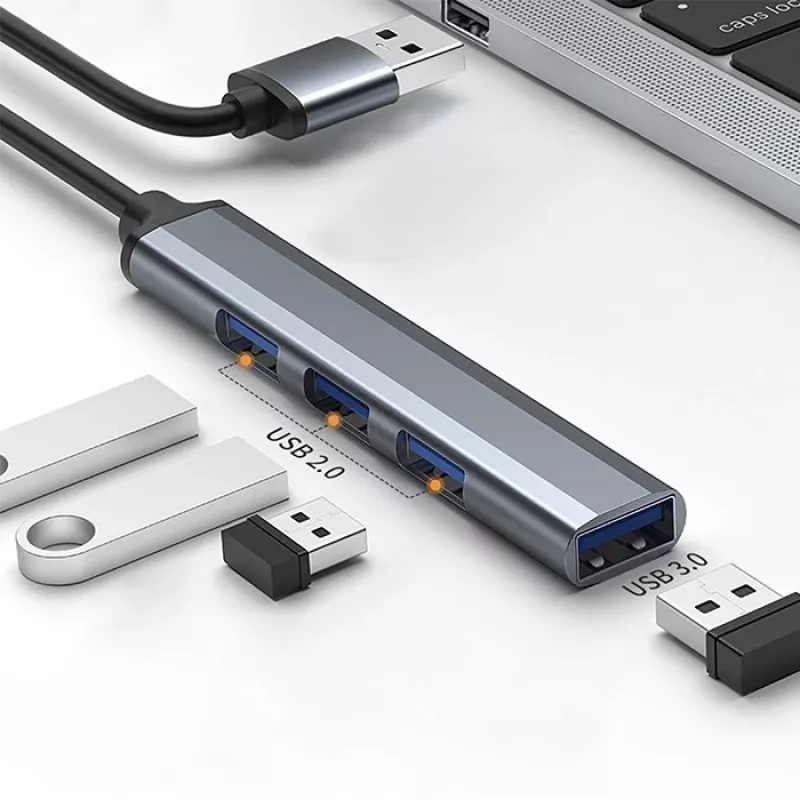 USB centrmezgls QOLTEC 53793 — USB 3.0 ieeja, 3× USB 2.0 pieslēgvietas