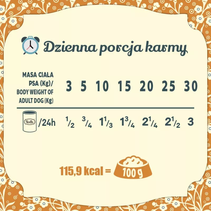FOLK Tradicionālais poļu trušu mielasts - mitrā suņu barība - 400 g