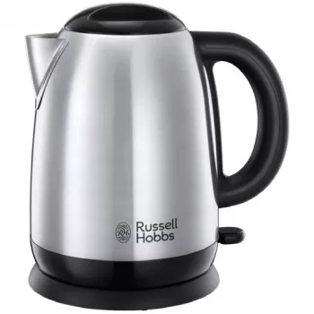 Elektriskā tējkanna Russell Hobbs 1,7 L 2400 W melna sudrabota