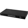 PULSAR SF116 tīkla slēdzis Pārvaldīts Fast Ethernet (10/100) Barošana caur Ethernet (PoE) 1U Melns