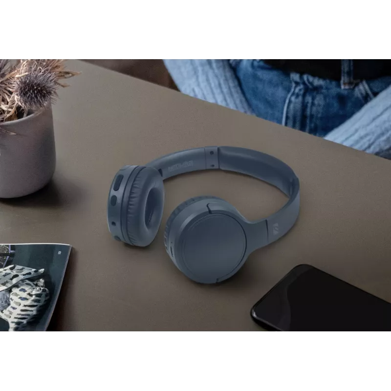 Muse M-272 BTB austiņas/headsets Bezvadu galvas saite Mūzika USB Type-C Zils