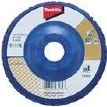 Makita - tīrīšanas disks - alumīnijam, nerūsējošajam tēraudam, krāsainajiem metāliem, tēraudam - 125 mm - Makita 95XX, GA008, GA008GM201, GA013, GA013GM201, GA016GM201, GA023,