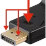 Goobay DisplayPort-uz-VGA-adapteris 1.1, 0,15 m (60606)