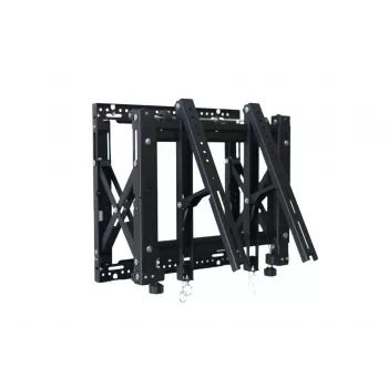 Edbak VWPOP65-P plakanā ekrāna sienas stiprinājums - plakanā ekrāna sienas stiprinājumi (60 kg, 42 collas, 65 collas, 100 x 100 mm, 400 x 200 mm, melns)