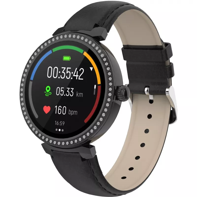 Denver SWC-342B 3,05 cm (1,2 collas) IPS digitāls 240 x 240 pikseļi Skārienekrāns Melns